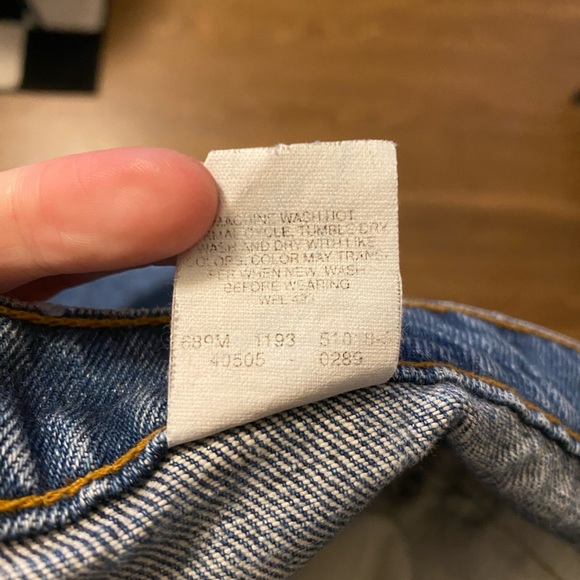 Vintage 90’s Levi 505 Orange Tab Relaxed Fit Jeans - Picture 7 of 7